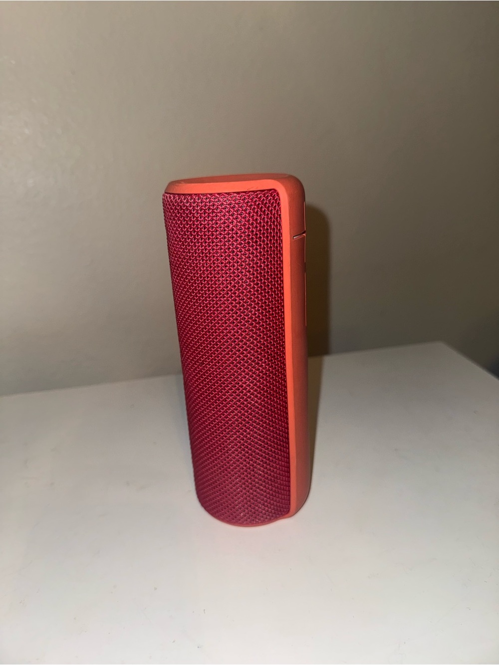 UE Boom Portable Bluetooth Speaker in Red and Orange